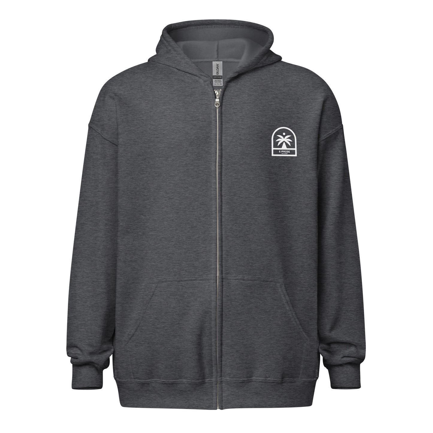 Unisex Fleece Zip Up Hoodie (Pride)