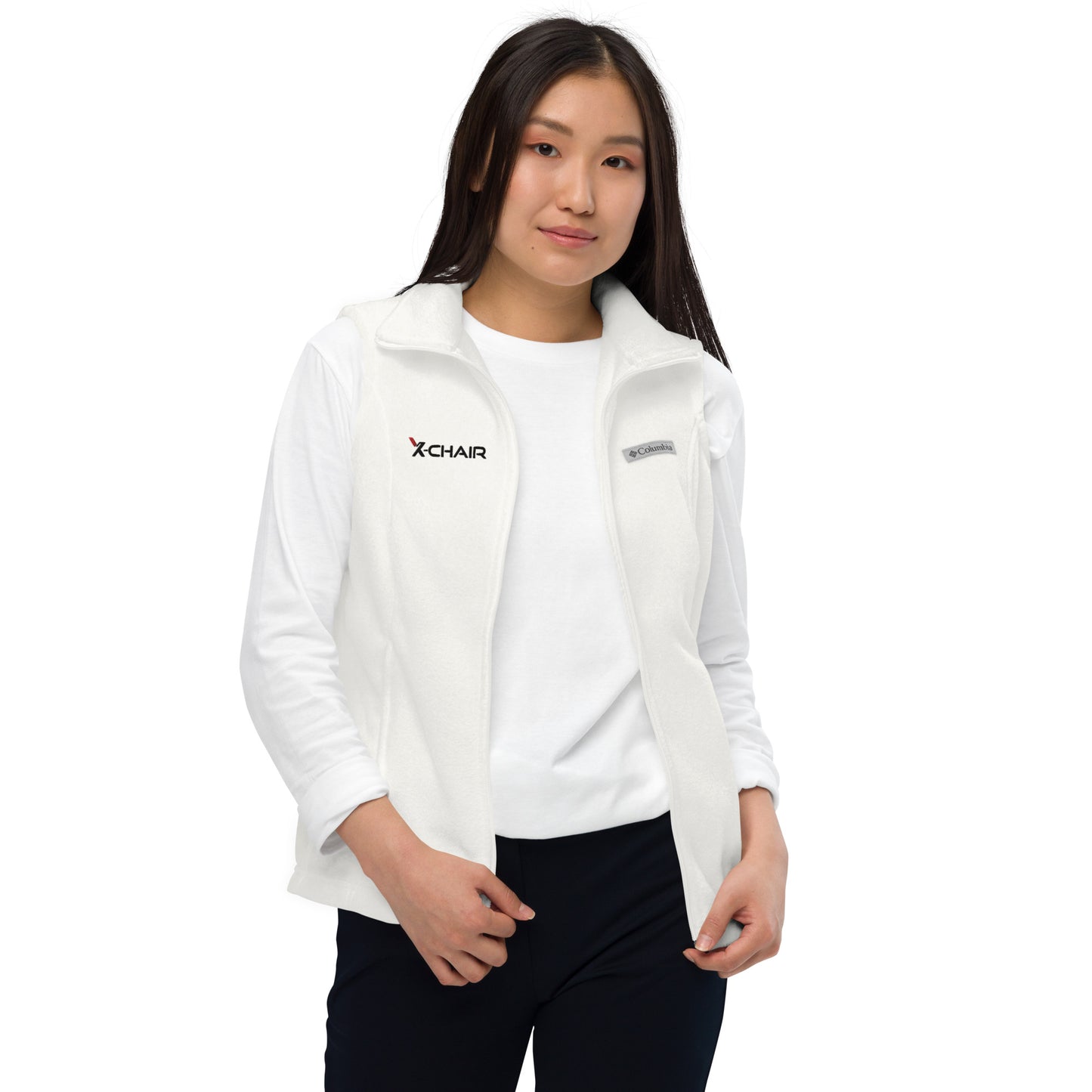 Women’s Columbia fleece vest (US Only)