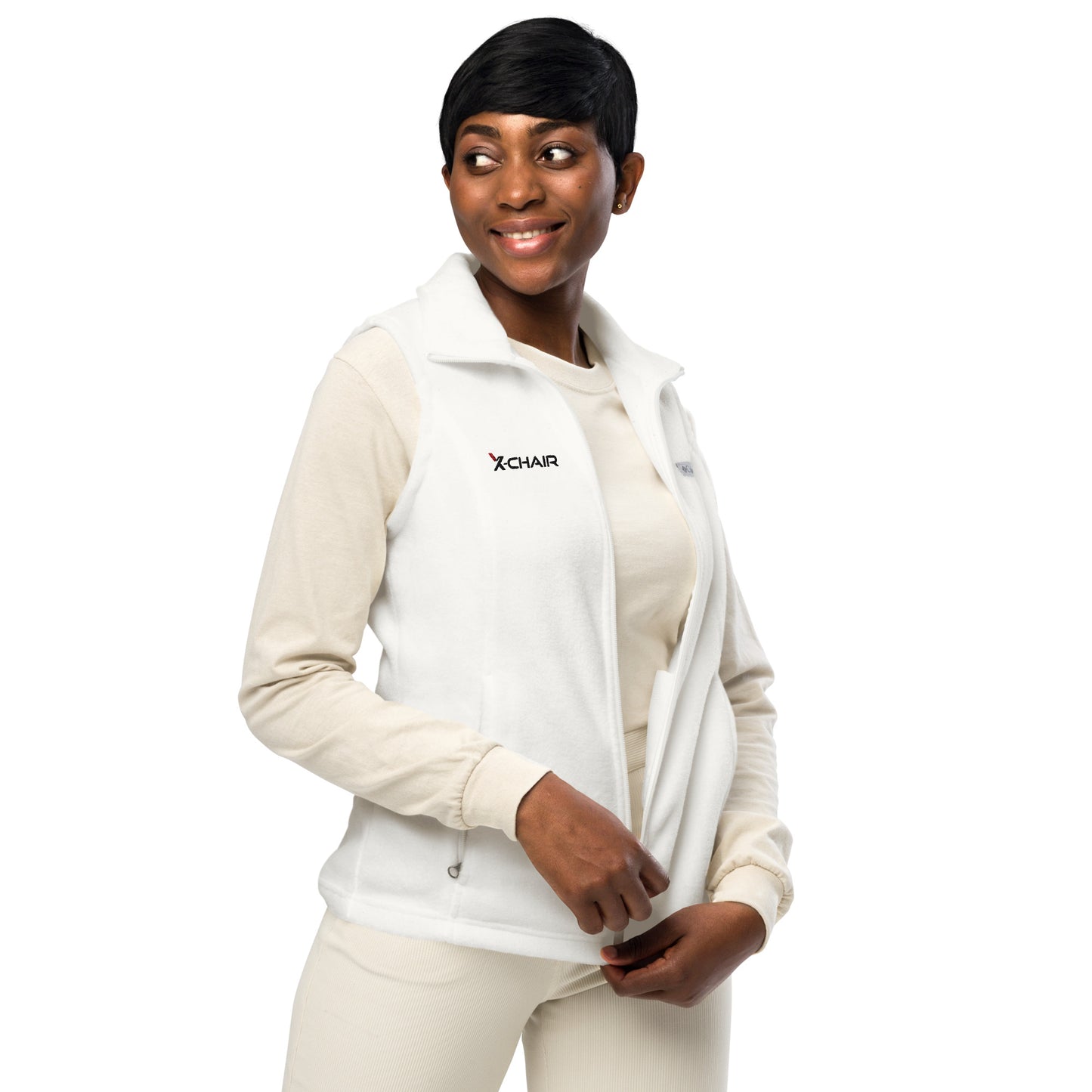 Women’s Columbia fleece vest (US Only)