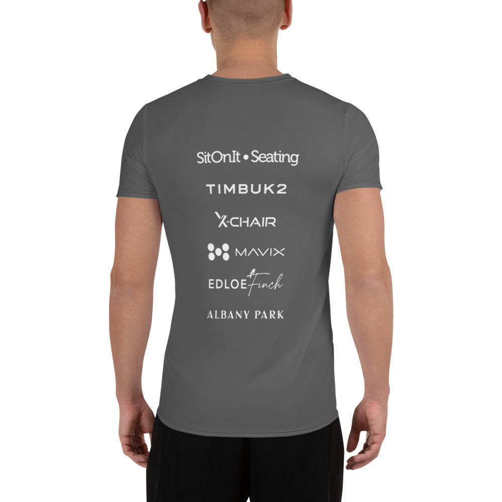 Exemplis Running Athletic T-shirt (Dark Grey)