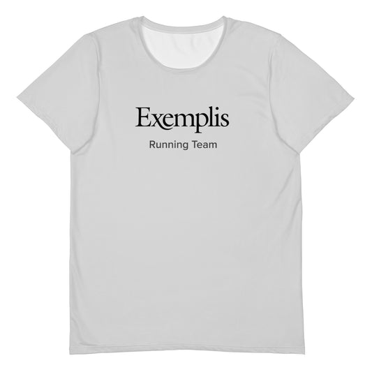 Exemplis Running Athletic T-shirt (Light Grey)