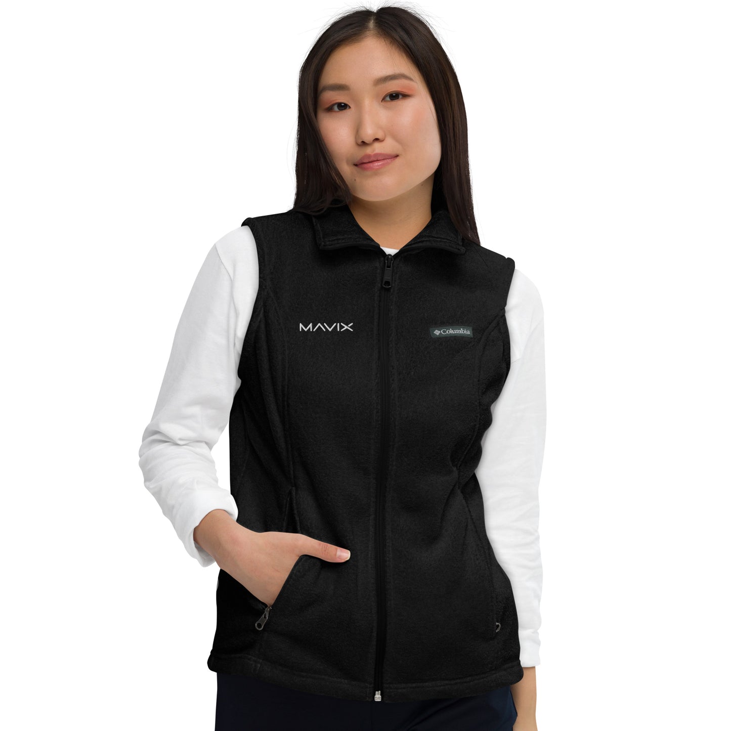 Women’s Columbia fleece vest (US Only)